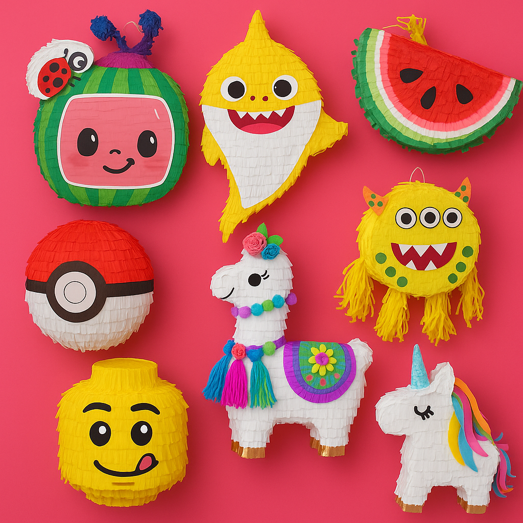 Custom Pinatas for kids party by yuppies Celebrations