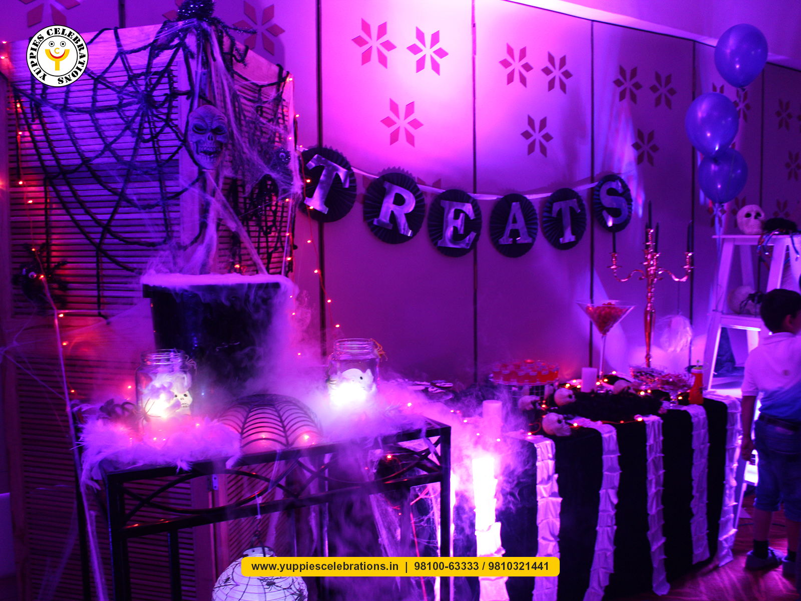 Spooky Halloween Theme Party Decoration by Yuppies Celebrations | Party Planner Delhi