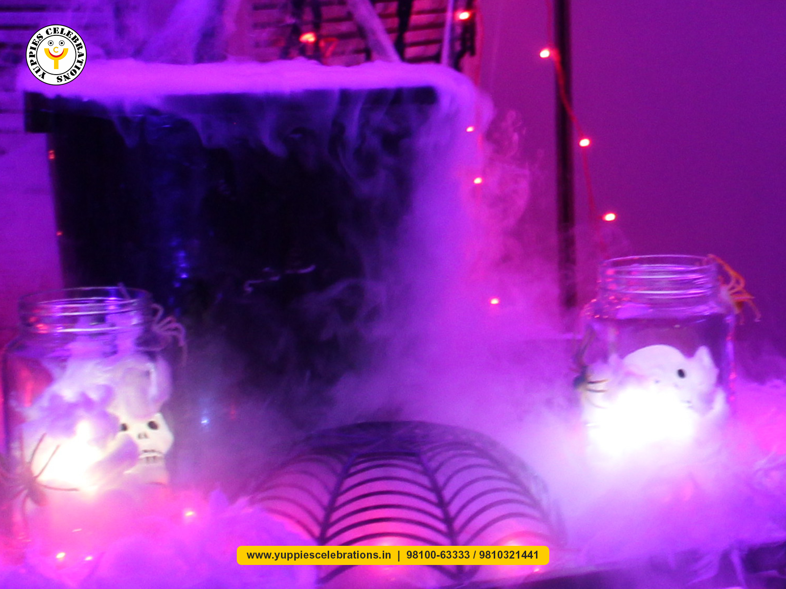 Spooky Halloween Theme Party Decoration by Yuppies Celebrations | Party Planner Delhi