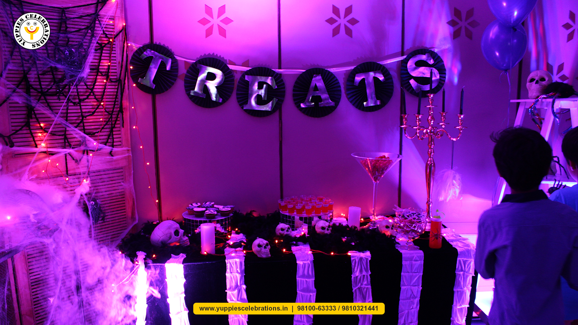 Spooky Halloween Theme Party Decoration by Yuppies Celebrations | Party Planner Delhi