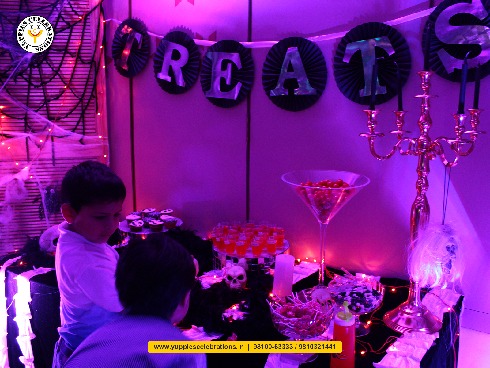 Spooky Halloween Theme Party Decoration by Yuppies Celebrations | Party Planner Delhi