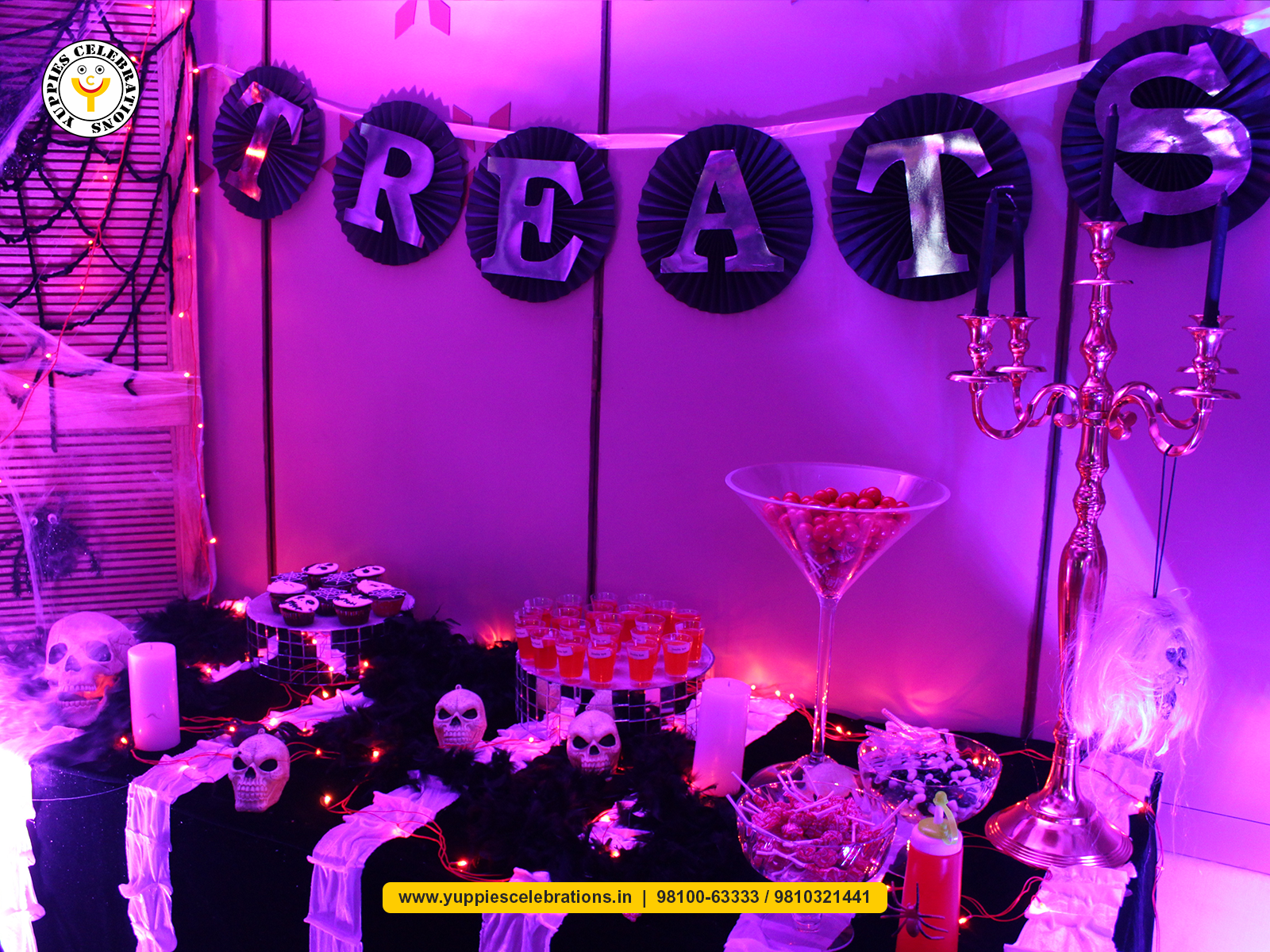 Spooky Halloween Theme Party Decoration by Yuppies Celebrations | Party Planner Delhi