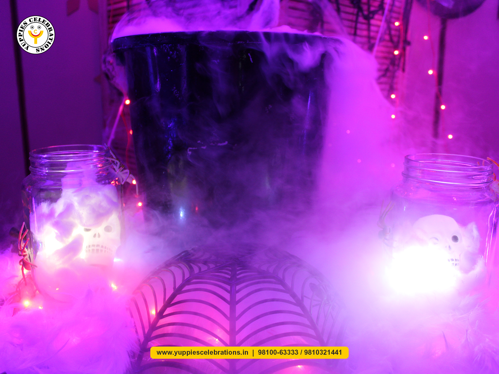 Spooky Halloween Theme Party Decoration by Yuppies Celebrations | Party Planner Delhi