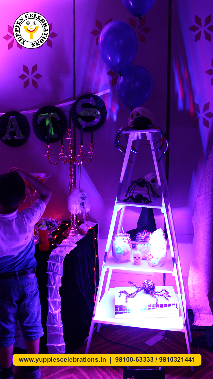 Spooky Halloween Theme Party Decoration by Yuppies Celebrations | Party Planner Delhi