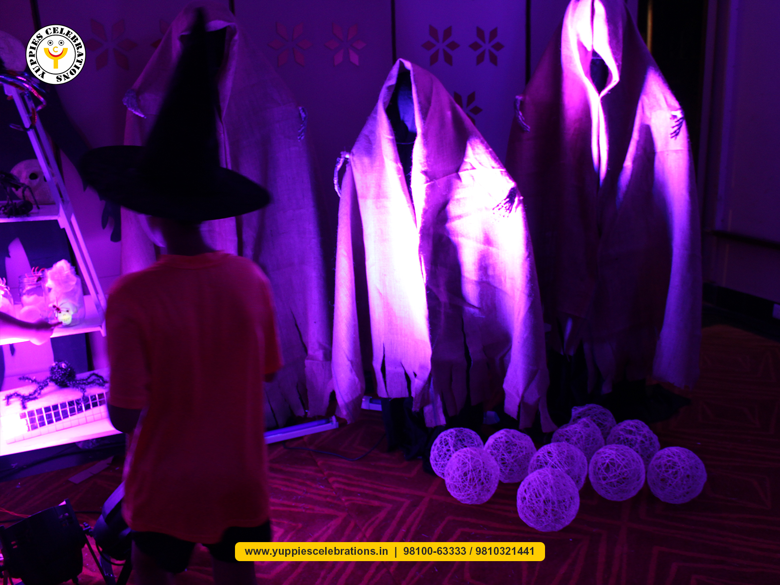 Spooky Halloween Theme Party Decoration by Yuppies Celebrations | Party Planner Delhi