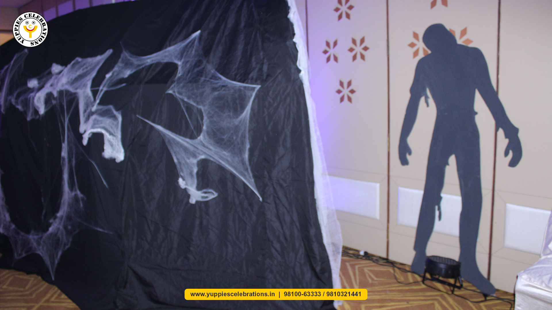 Spooky Halloween Theme Party Decoration by Yuppies Celebrations | Party Planner Delhi