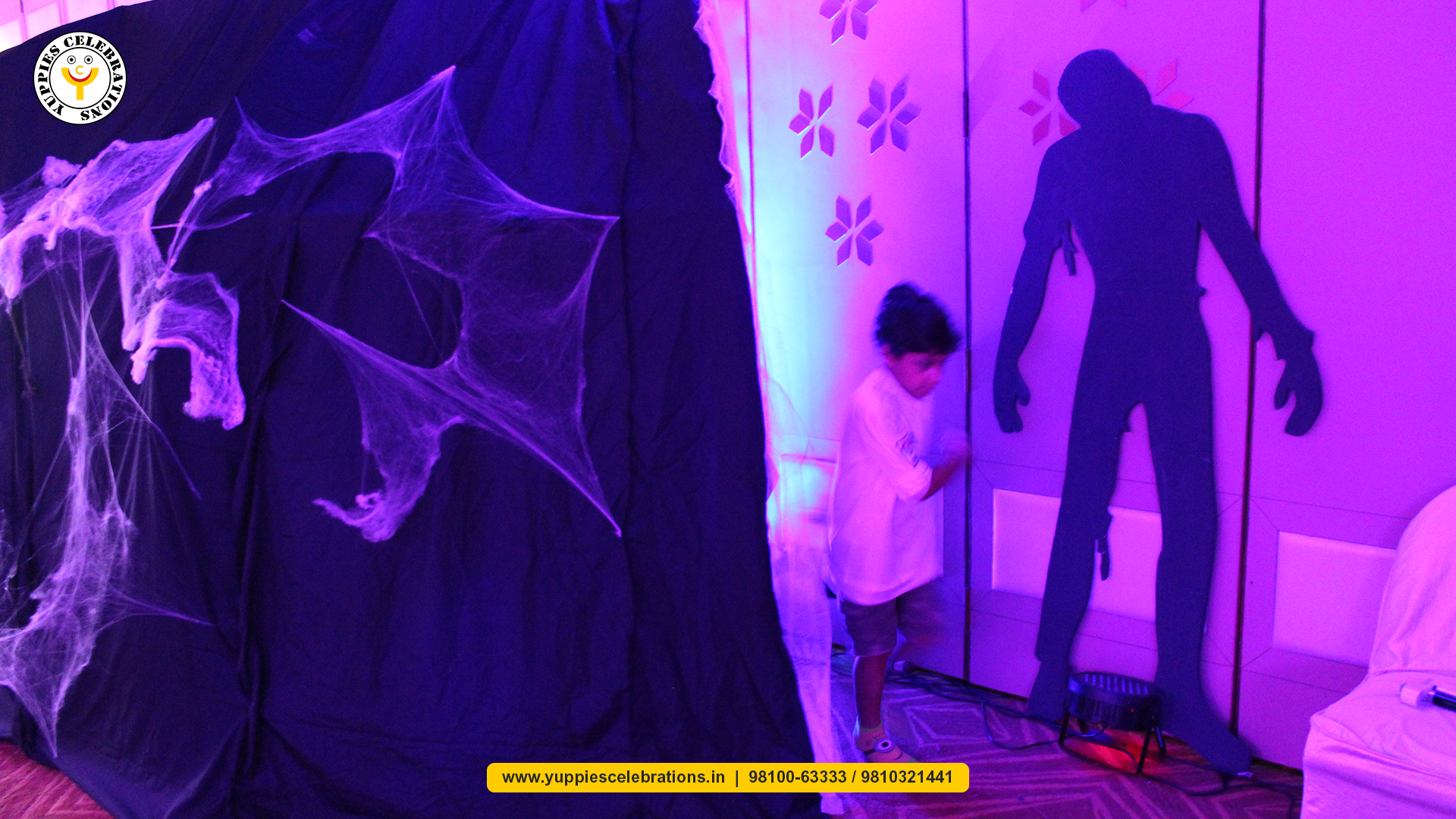 Spooky Halloween Theme Party Decoration by Yuppies Celebrations | Party Planner Delhi