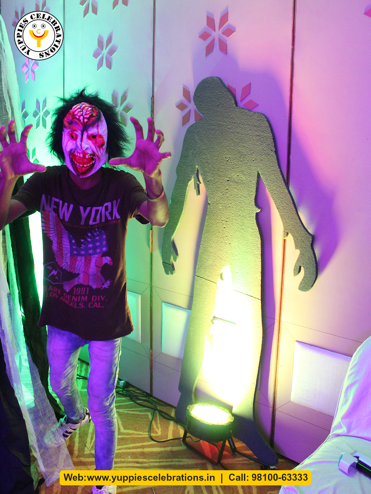Spooky Halloween Theme Party Decoration by Yuppies Celebrations | Party Planner Delhi