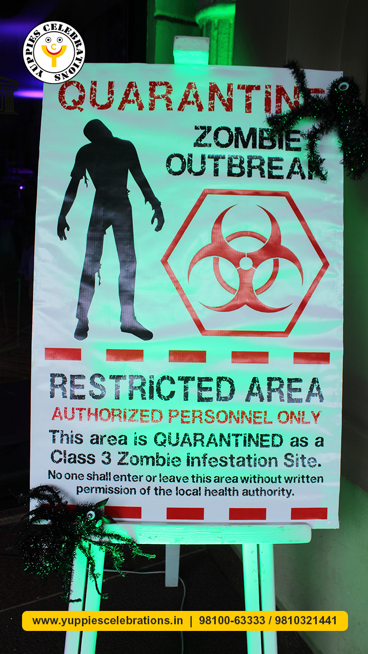 Spooky Halloween Theme Party Decoration by Yuppies Celebrations | Party Planner Delhi