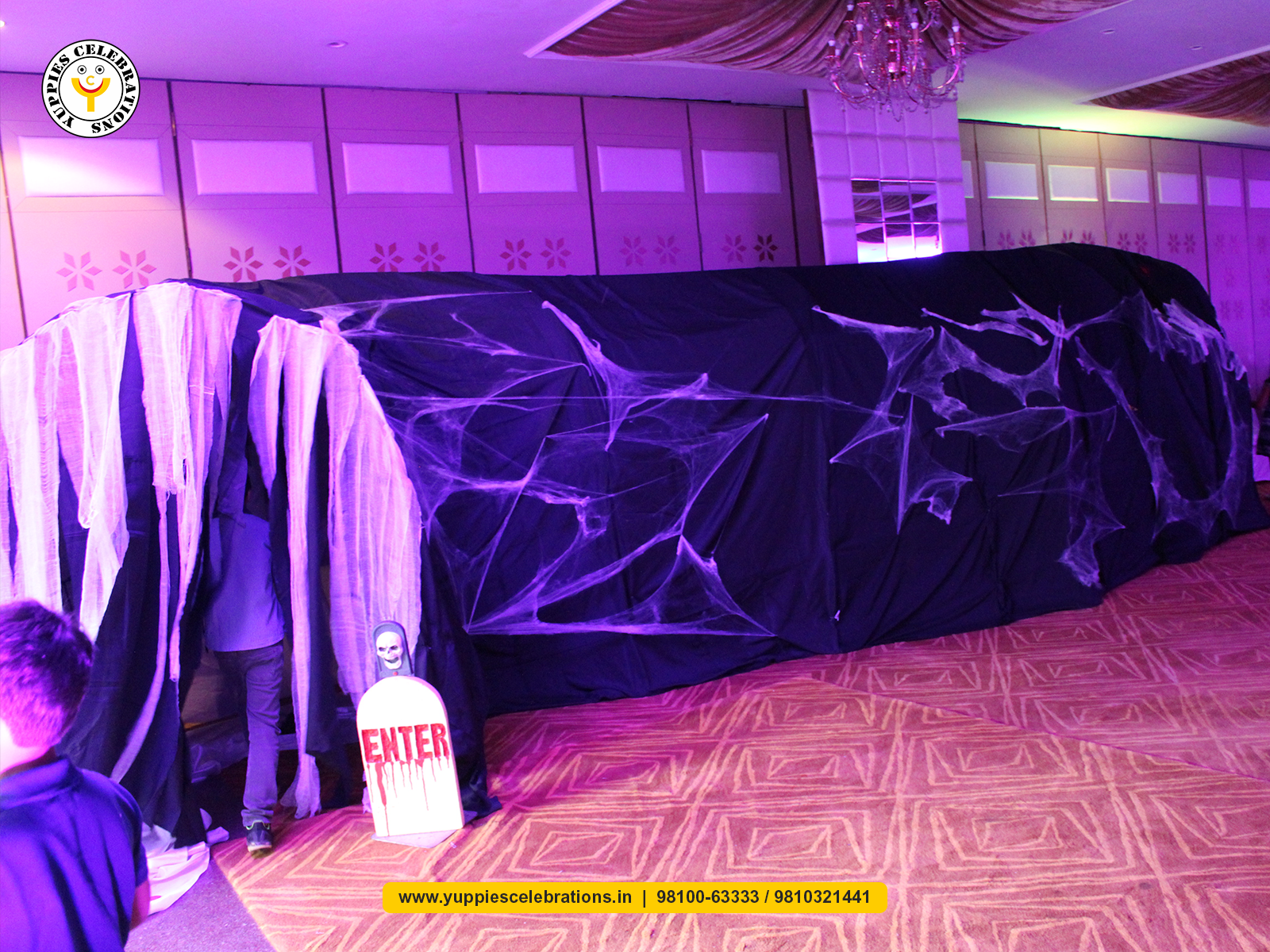 Spooky Halloween Theme Party Decoration by Yuppies Celebrations | Party Planner Delhi