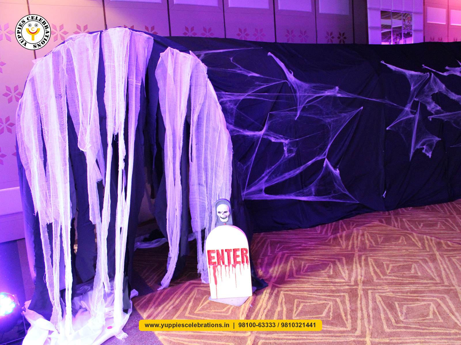 Spooky Halloween Theme Party Decoration by Yuppies Celebrations | Party Planner Delhi