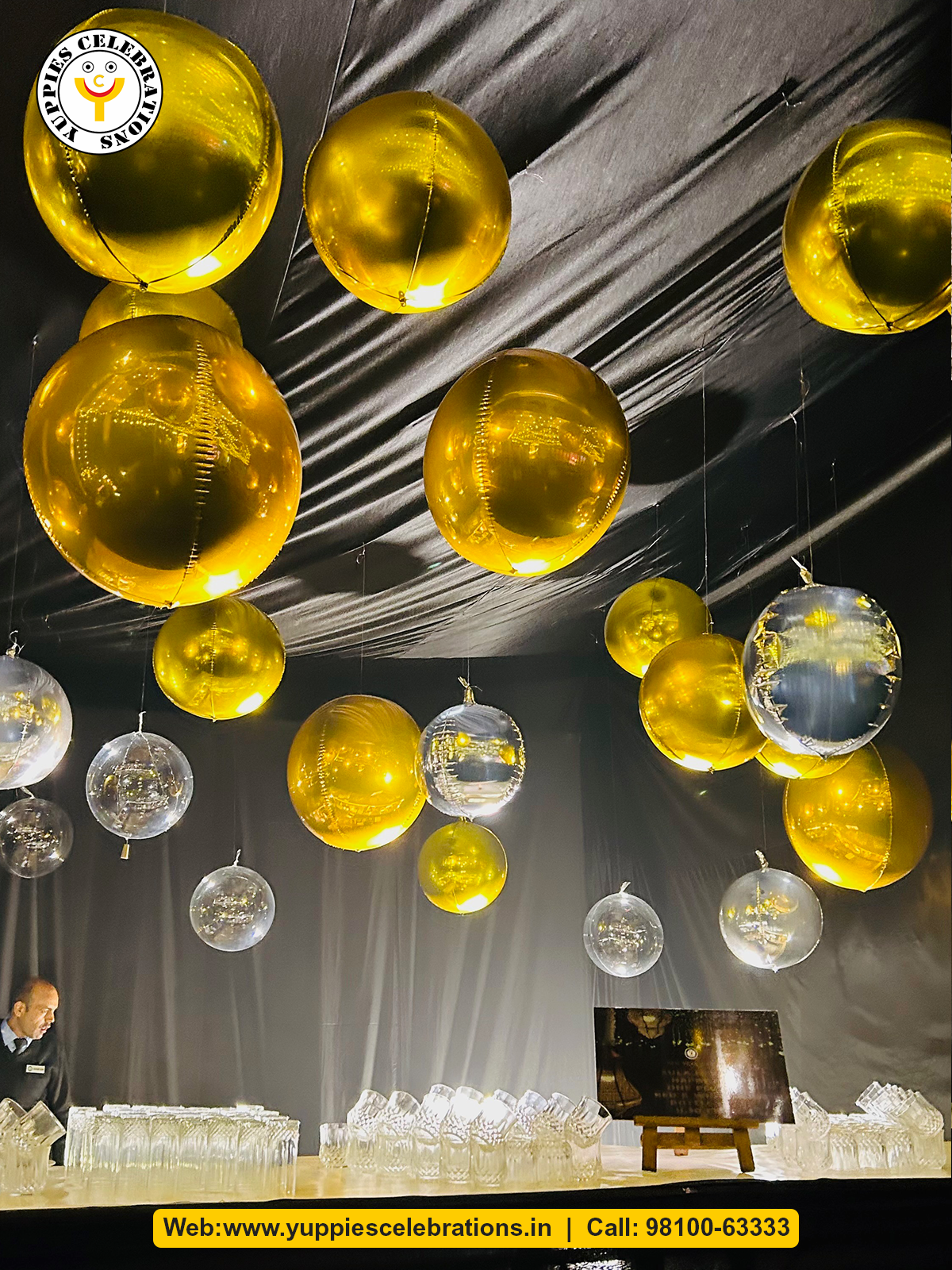 New Year Party Decoration by Yuppies Celebrations | Party Planner Delhi