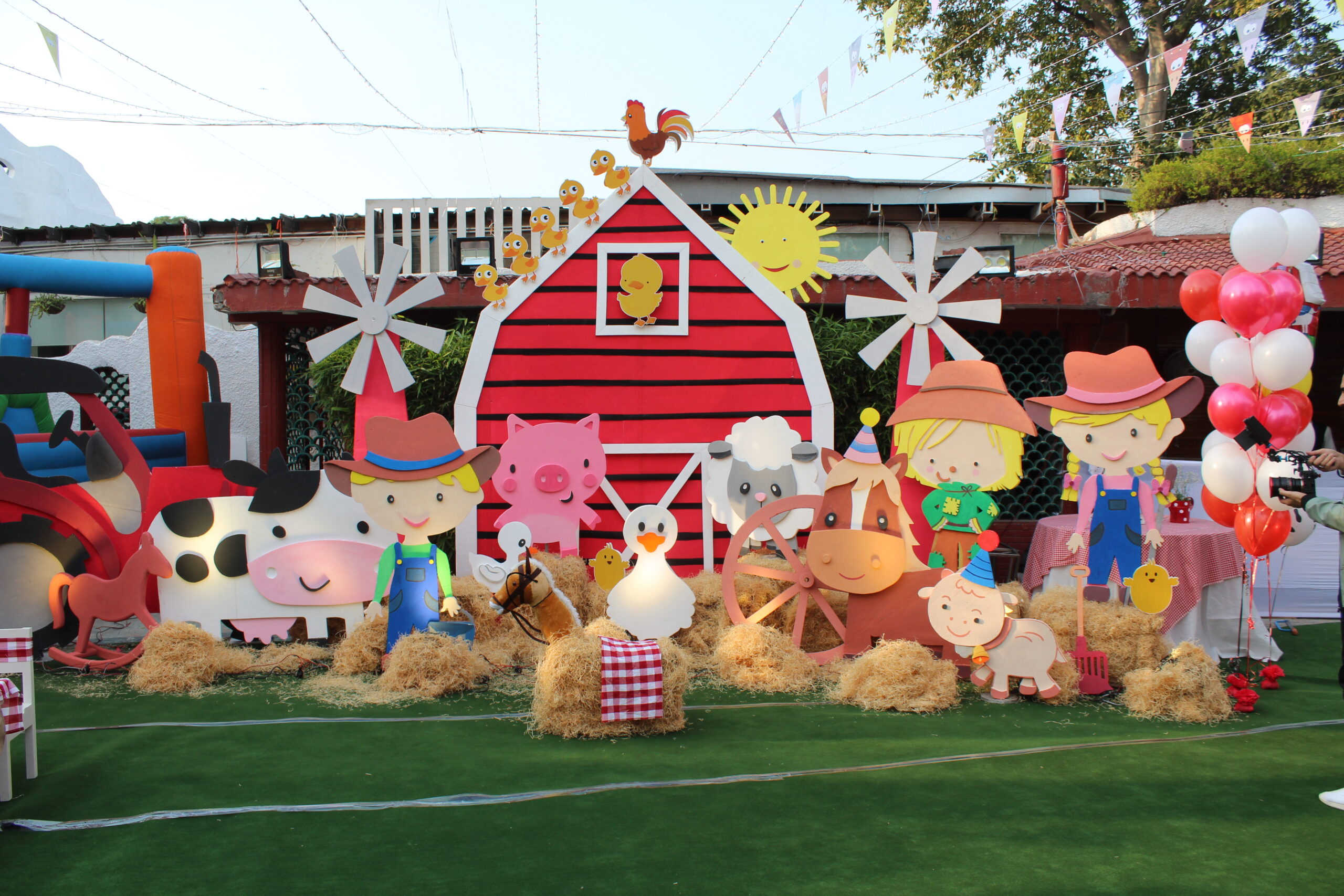 Farm Theme Party Decor by Yuppies Celebration | Party Planner Delhi