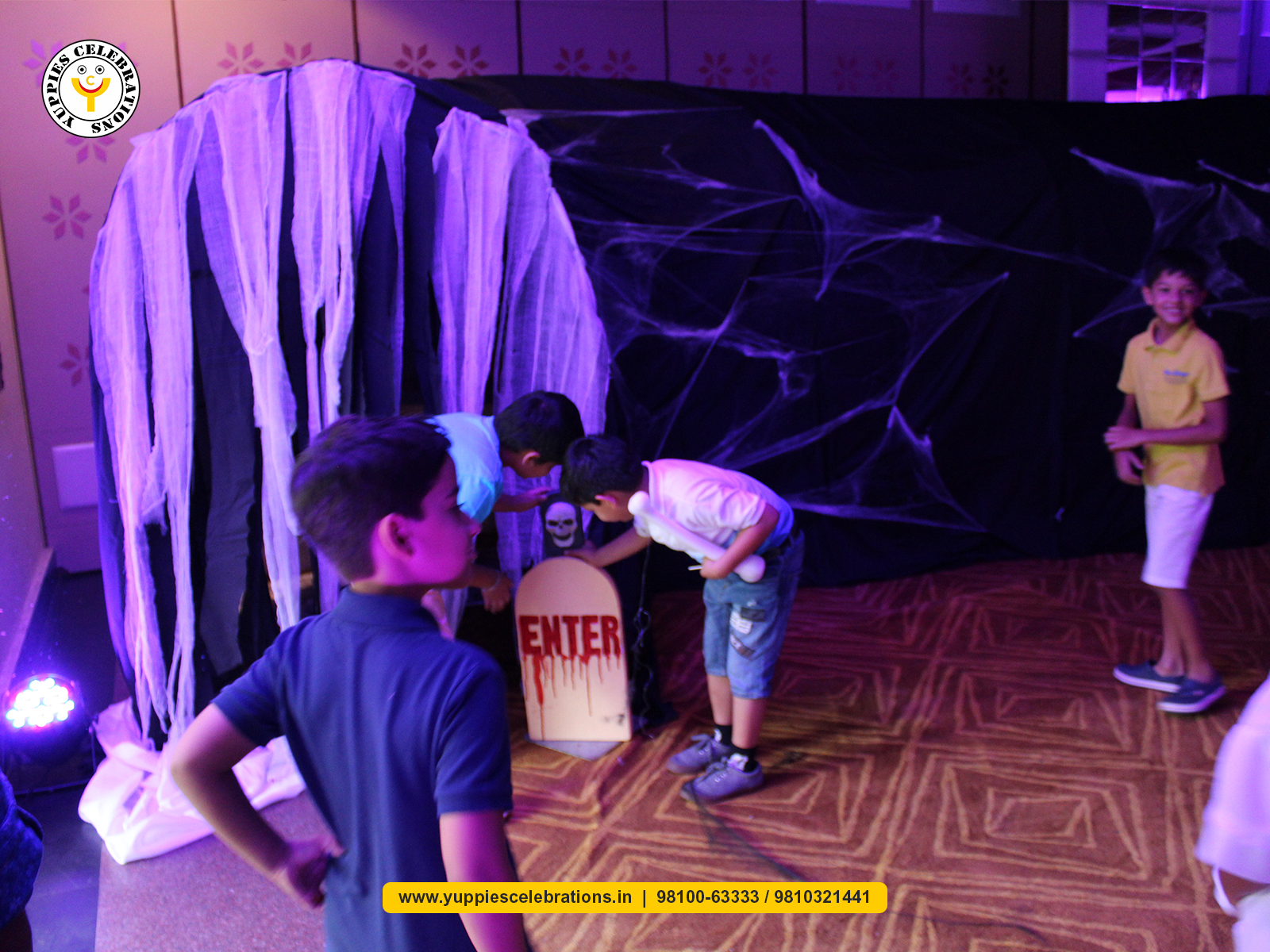 Spooky Halloween Theme Party Decoration by Yuppies Celebrations | Party Planner Delhi