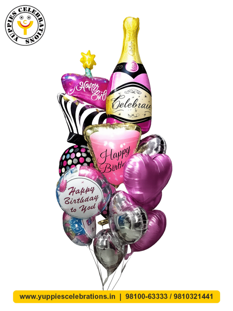 Balloon Bouquet Decoration by Yuppies Celebrations | Party Planner Delhi
